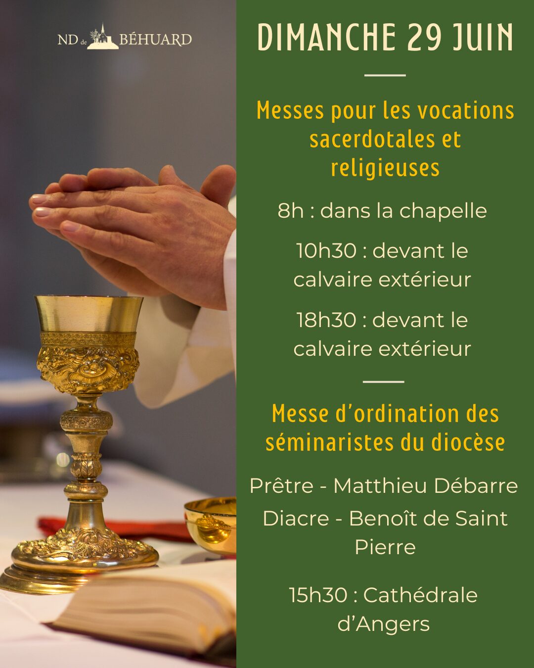 Dimanche 29 juin